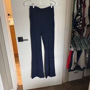 Lululemon High-Waisted Navy Flare Pants